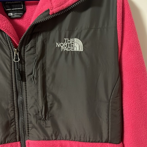 The North Face Women’s Pink/gray Full zip Denali jacket- medium, EUC - Picture 2 of 6